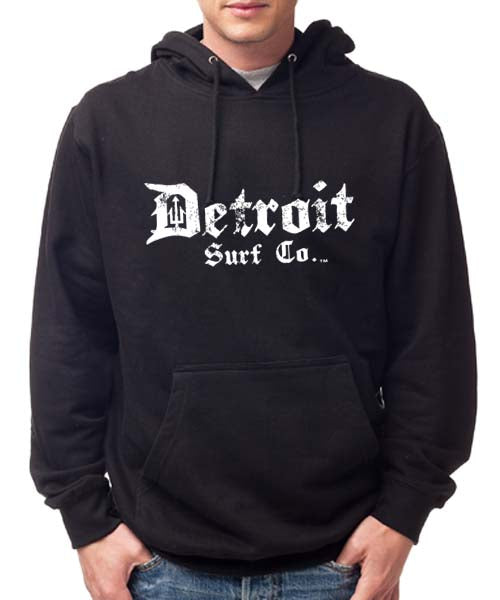 Dave's New York Vintage Logo Hooded Sweatshirt - Black Black / Medium