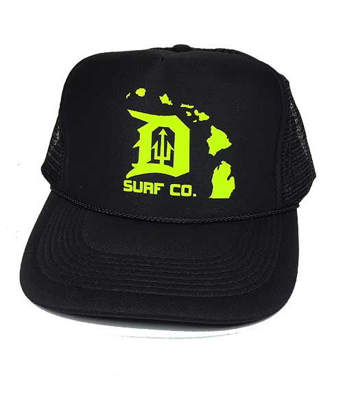 Detroit Michigan Trucker Hat Retro Sun Snapback Detroit Hat 