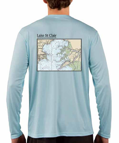 Lake St Clair Performance Fishing Shirt LS