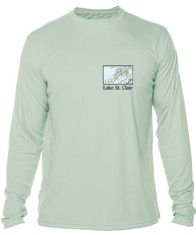Lake St Clair Performance Fishing Shirt LS