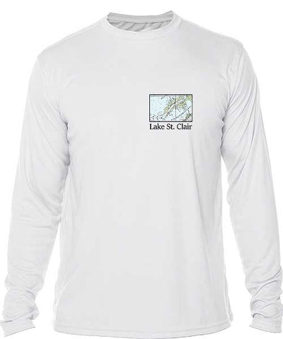 Lake St Clair Performance Fishing Shirt LS