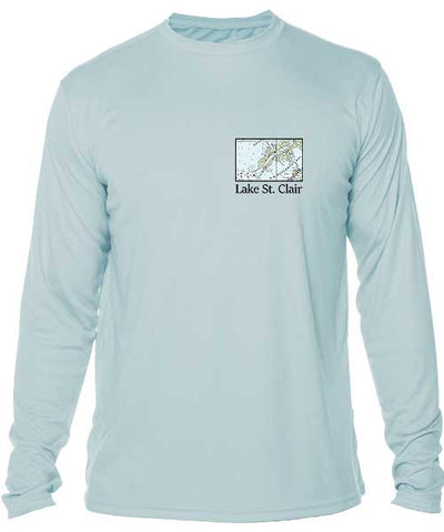Lake St Clair Performance Fishing Shirt LS