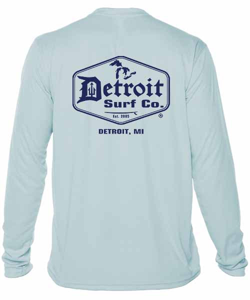 Vintage Surf Logo Performance Fishing Shirt – Detroit Surf Co.