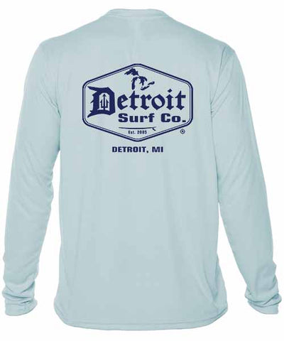 Vintage Surf Logo Performance Fishing Shirt