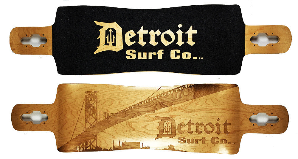 Corktown Longboard Deck (Deck Only) - Detroit Surf Co. - 1