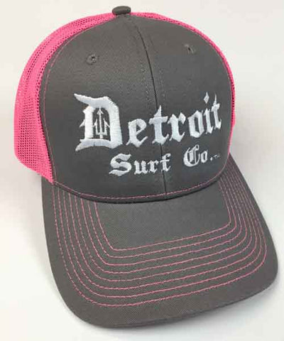 Embroidered Trucker Cap Pink Edition
