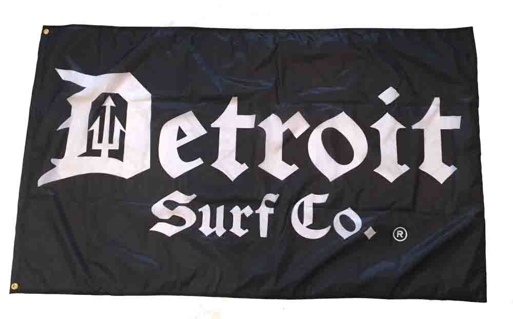 Detroit Surf Co. 3'X5' Flag