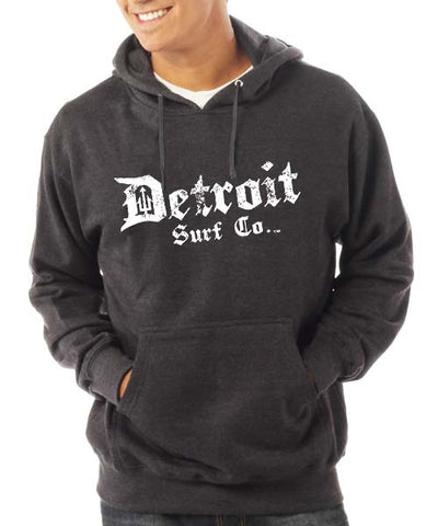 Classic distressed logo Premium Hooded Sweatshirt