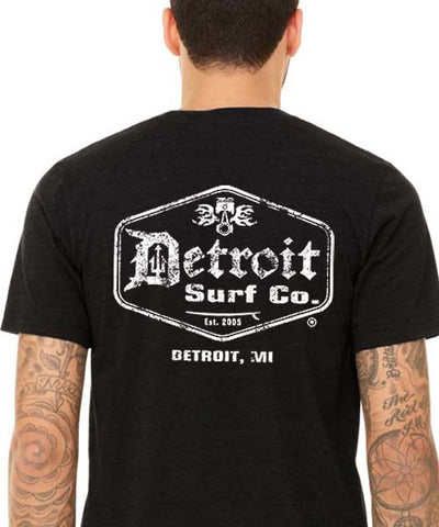 Detroit Surf Co. vintage surf logo T-Shirt