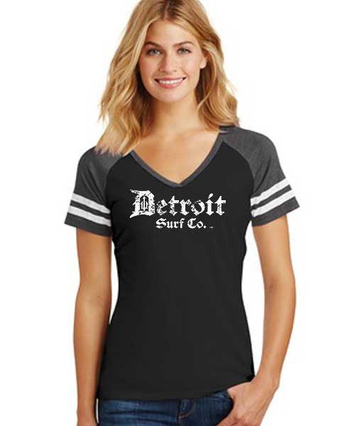 Classic Logo Varsity Detroit Surf Co. Shirt