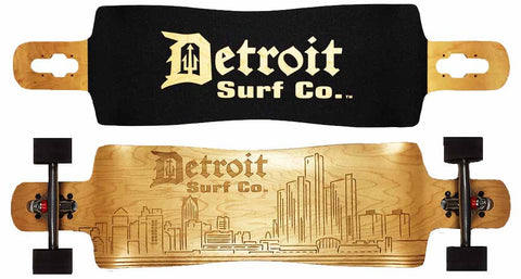 Detroit Skyline Drop Through Longboard