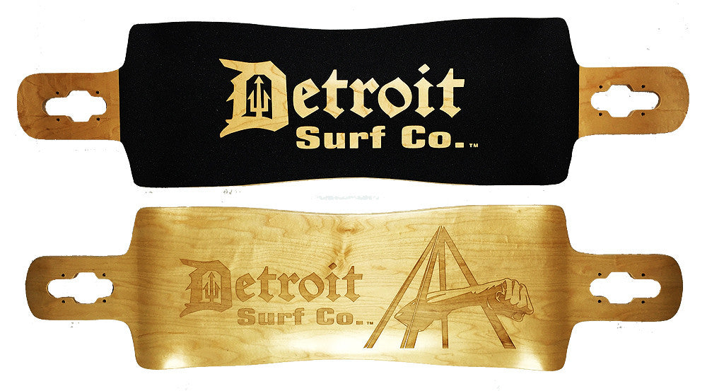 Joe Louis Fist Longboard Deck (Deck Only) - Detroit Surf Co. - 1