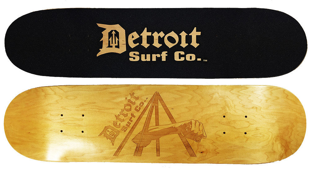 Joe Louis Fist Skateboard Deck (Deck Only) - Detroit Surf Co.