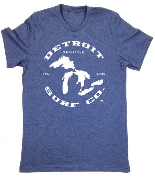 Great Lakes logo T-Shirt - Detroit Surf Co. - 3