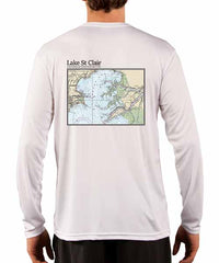 Lake St Clair Performance Fishing Shirt LS