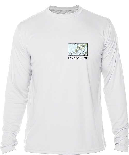 Lake St Clair Performance Fishing Shirt LS – Detroit Surf
