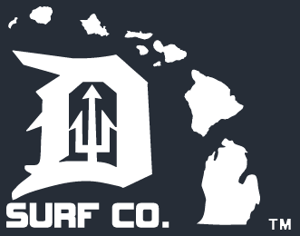 Michigan-Hawaii Die Cut Sticker - Detroit Surf Co.