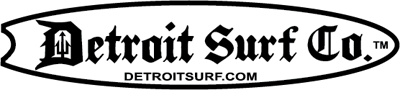 Surfboard DSC logo Sticker - Detroit Surf Co.