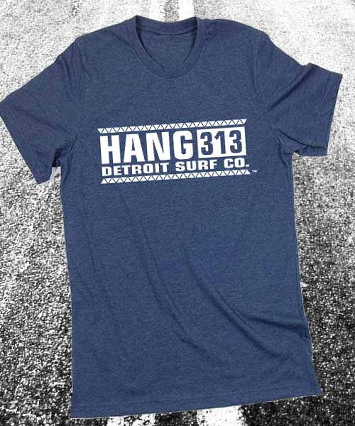Hang 313 logo T-Shirt - Detroit Surf Co. - 2